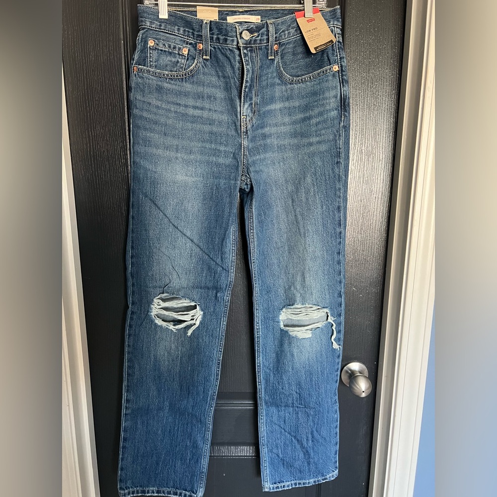 Signature by Levi Strauss Women's Straight Leg Jeans - Blue